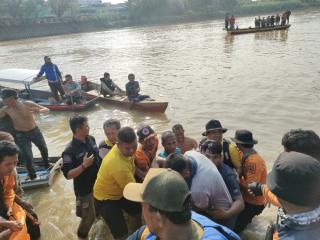 Dua Korban Siswa Tenggelam di Sungai Indragiri berhasil Ditemukan